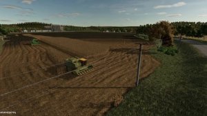 FS25 Два Дон1500Б на уборке Кукурузы.