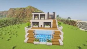 Как построить современный дом! Minecraft!