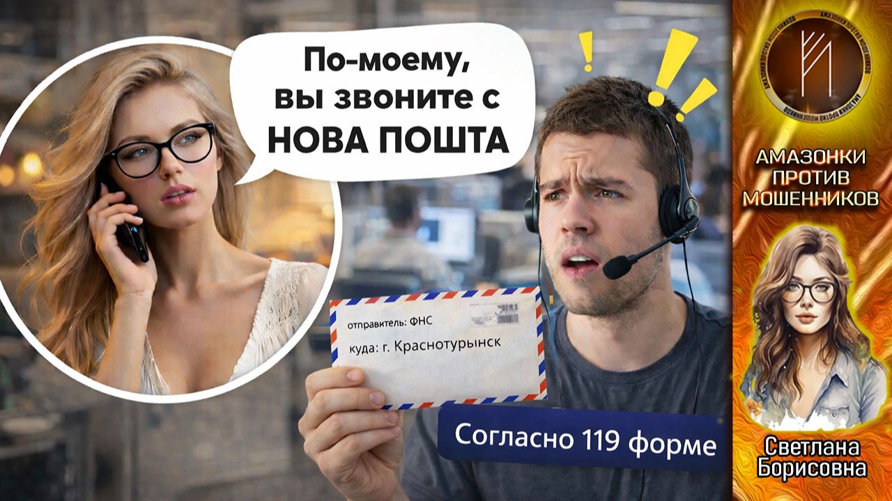СВЕТЛАНА БОРИСОВНА / Отправитель не обязан указывать адрес / ТЕЛЕФОННОЕ МОШЕННИЧЕСТВО смотреть онлайн