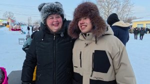 В двух местах побывали на проводах русской зимы.