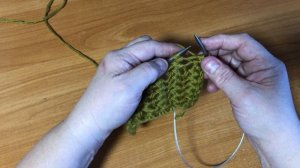 Классный узор спицами на лето