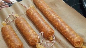 Домашняя колбаса в коллагеновой оболочке