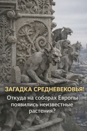 Откуда на соборах Европы появились неизвестные растения ? Часть 2