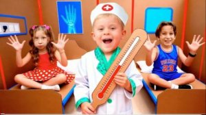 Картонная Больница Оливер Помогает Пациентам