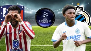 ФУТБОЛ ЛИГА ЧЕМПИОНОВ.  АТЛЕТИКО МАДРИД - БРЮГГЕ.  ТЕКСТОВАЯ ОНЛАЙН ТРАНСЛЯЦИЯ.