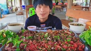 #MUKBANG 🥩Свежая говядина с перцем Чили и свежими овощами!🥬 МУКБАНГ ЕДА НА КАМЕРУ ОБЖОР ОБЕД