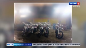 810-я гвардейская бригада морской пехоты получила гуманитарный груз с мотоциклами