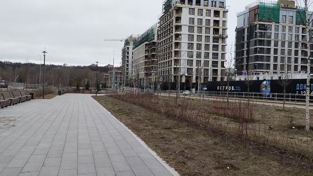 Жилая застройка около станции метро Терехово БКЛ смотреть онлайн