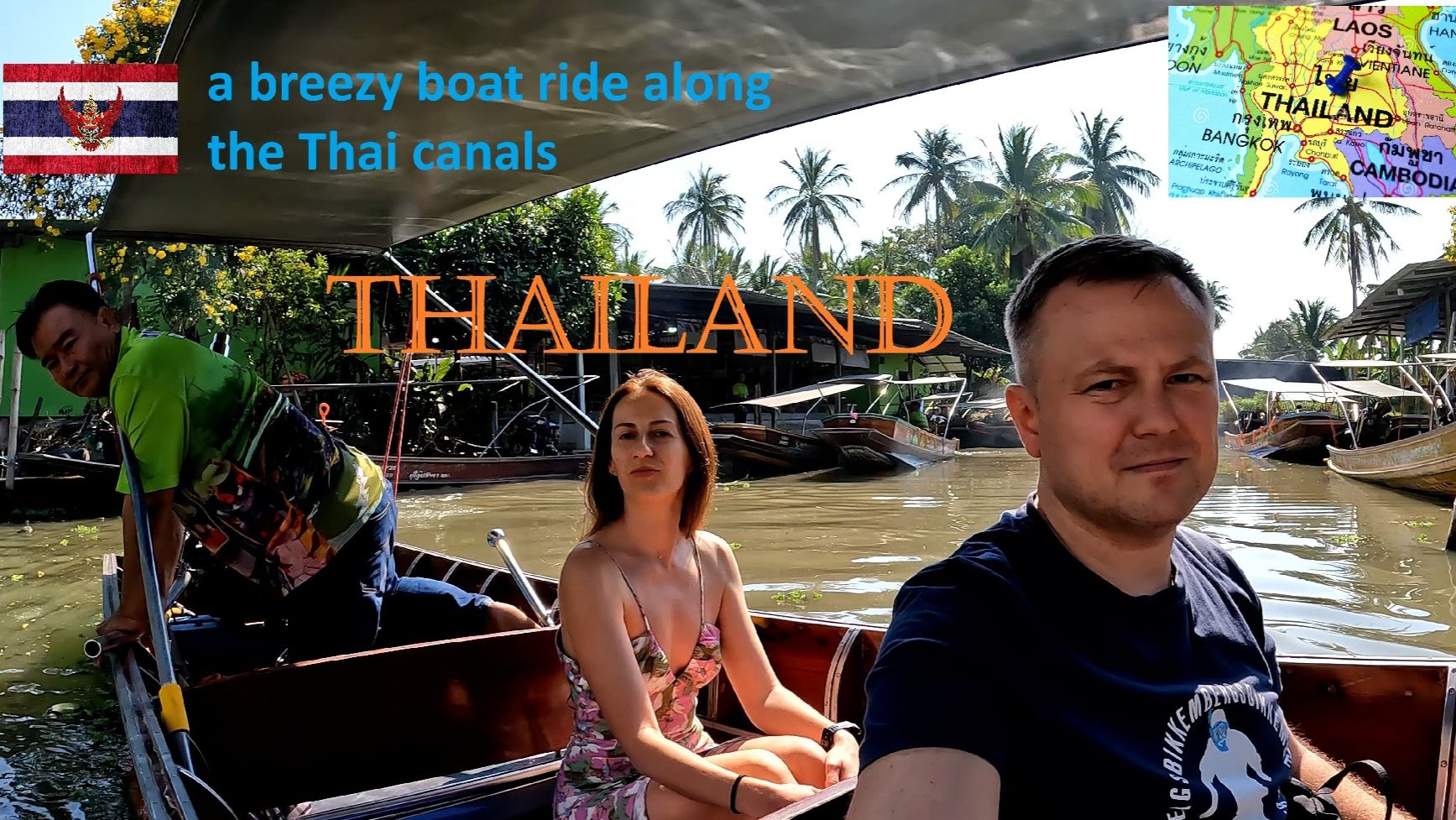 Таиланд прогулка по речным каналам Thailand canals смотреть онлайн