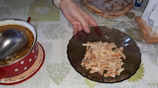 Масленица. Фаршированные блины, суп с блинами, блинный салат смотреть онлайн