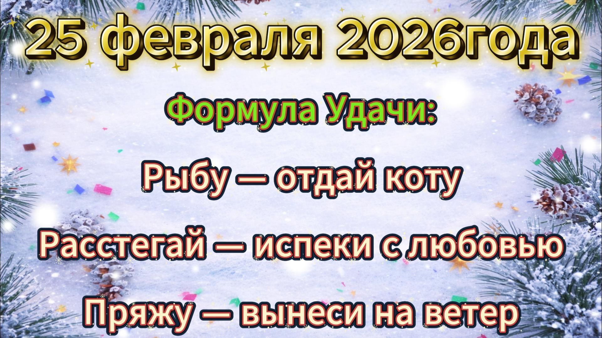 Народные приметы на25 февраля 2026 года Народные приметы на25 февраля 2026 года