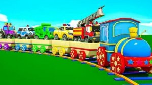 Паровозики цветные