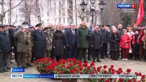 Митинг ко Дню защитника Отечества прошел в Нальчике с участием Главы КБР Казбека Кокова