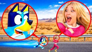 ДРОН СНЯЛ БЛУИ ПРОТИВ БИНГО В РЕАЛЬНОЙ ЖИЗНИ