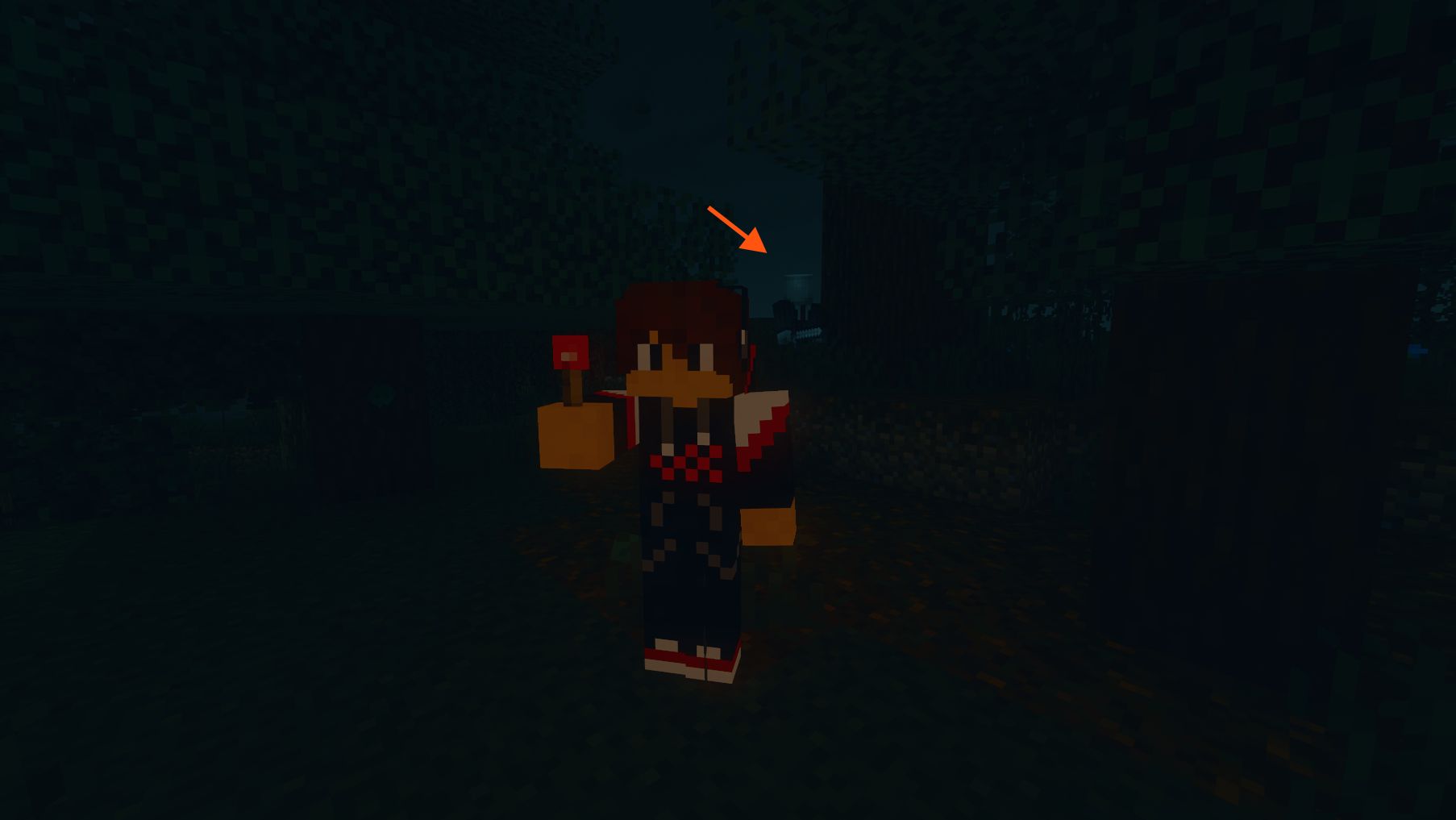 За мной охотится маньяк в майнкрафт