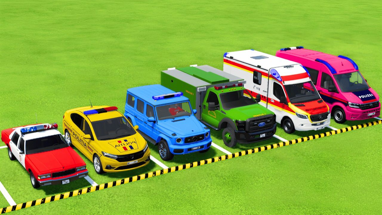 МАШИНКИ ДЛЯ ДЕТЕЙ ПОЖАРНАЯ МАШИНА ПОЛИЦЕЙСКАЯ МАШИНА СКОРАЯ ПОМОЩЬ ГРУЗОВИК ПЕРЕВОЗКИ СИНИЙ ТРАКТОР смотреть онлайн