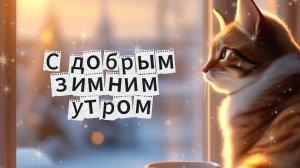 С добрым зимним утром! Музыкальная открытка