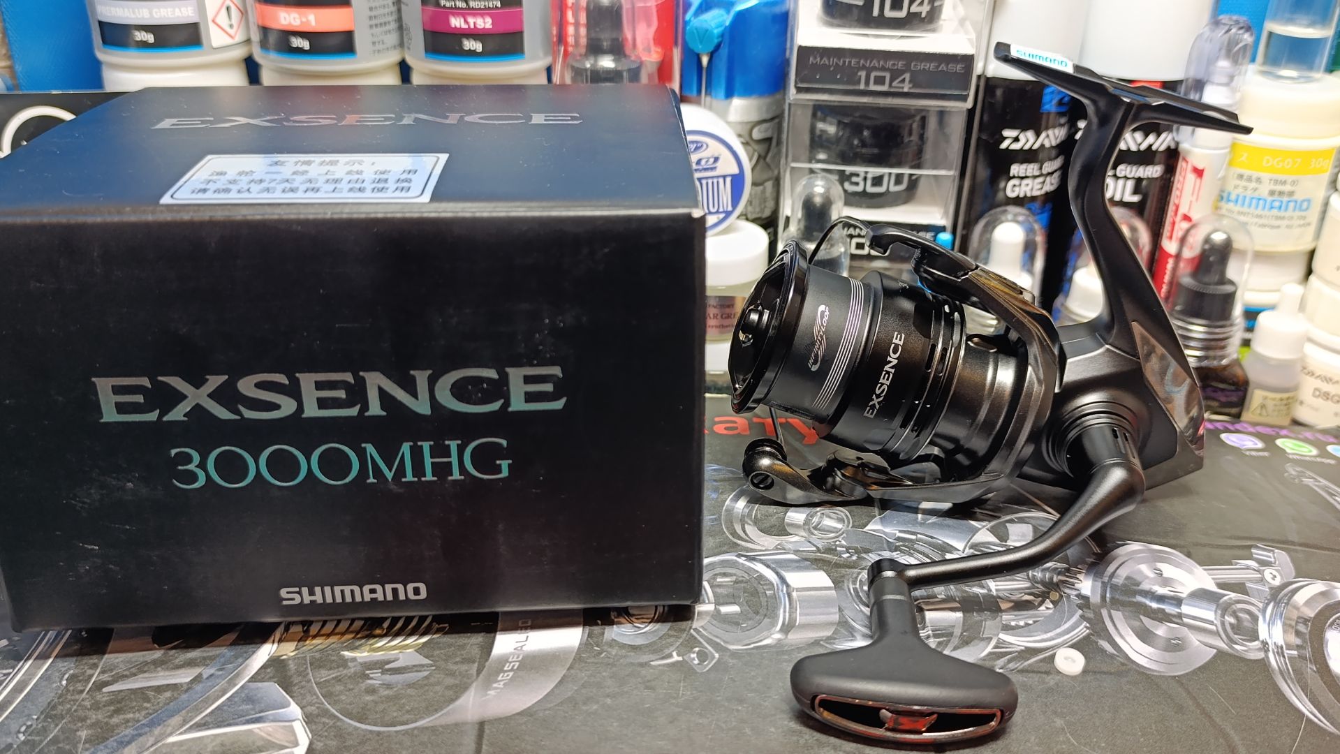 Разбор и техническое обслуживание Shimano 25 Exsence 3000MHG Разбор и техническое обслуживание Shimano 25 Exsence 3000MHG