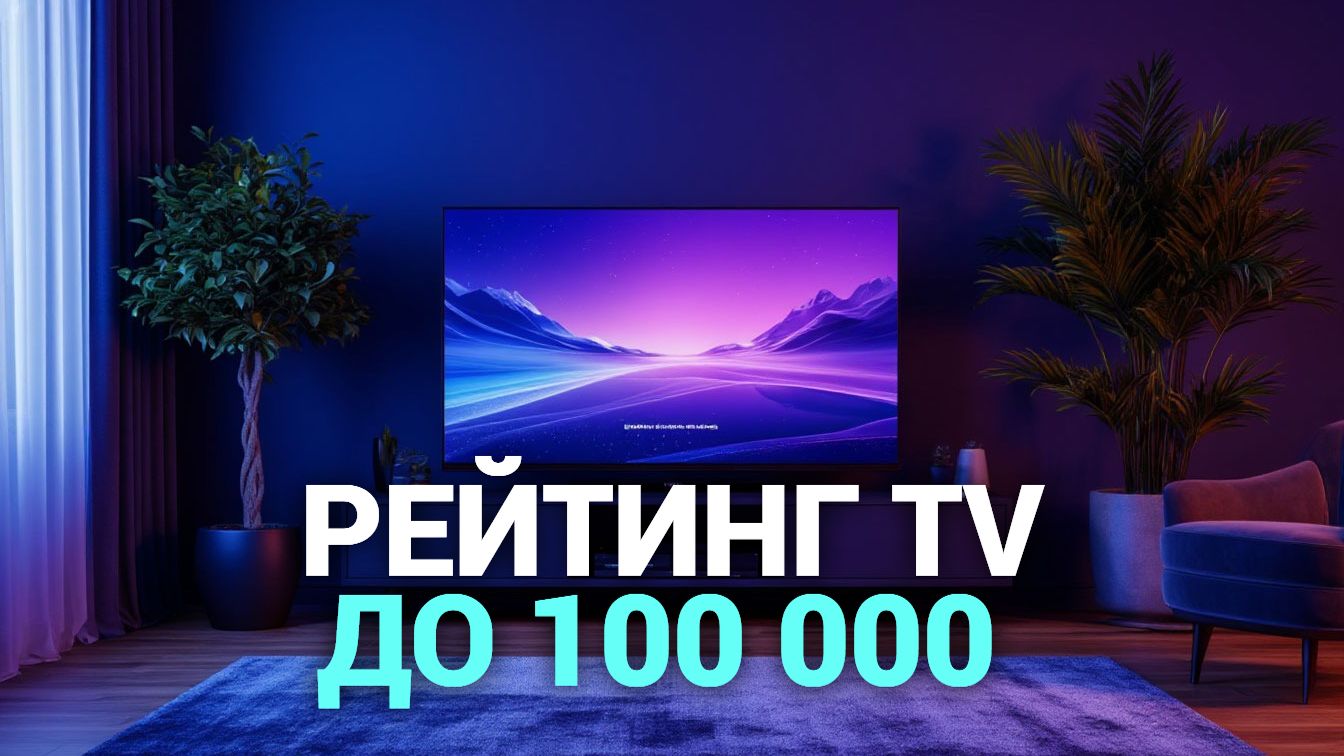 Лучшие телевизоры до 100 000 рублей — рейтинг 2026 года: топ‑5 моделей