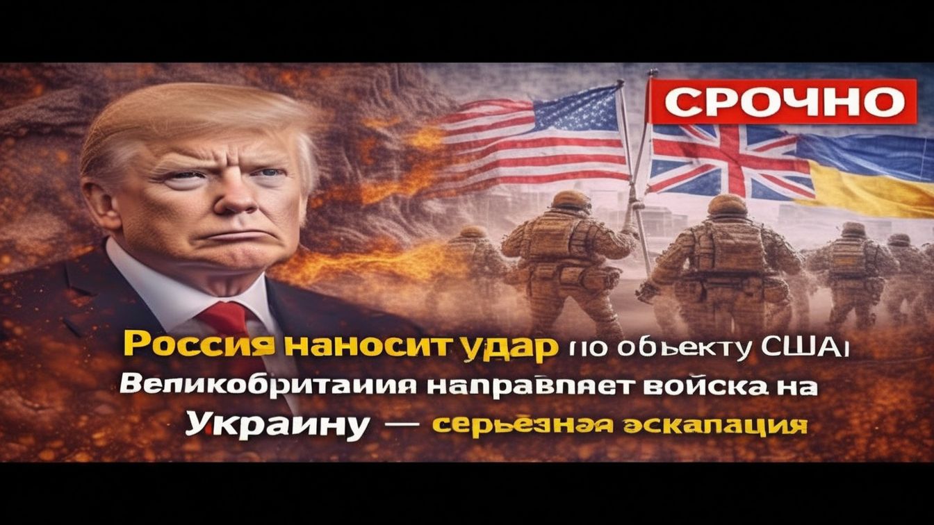 Россия наносит удар по объекту США Великобритания направляет войска на Украину — серьёзная эскалация смотреть онлайн