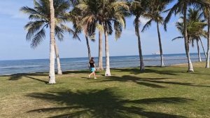 Такая радость побегать среди пальм!