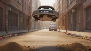 "Пылесос сбежал из дома, но не смог побороть тягу к чистоте 😂"