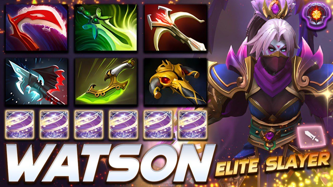 Watson Templar Assassin Elite Slayer — профессиональный геймплей в Dota 2 [Смотри и учись]