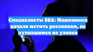 Специалисты SBA: Мошенники начали мстить россиянам, не купившимся на уловки