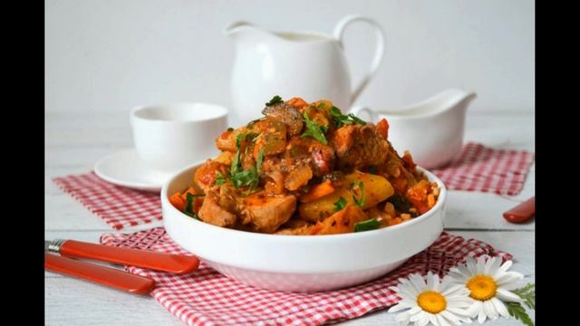 АЗУ ИЗ СВИНИНЫ В МУЛЬТИВАРКЕ смотреть онлайн