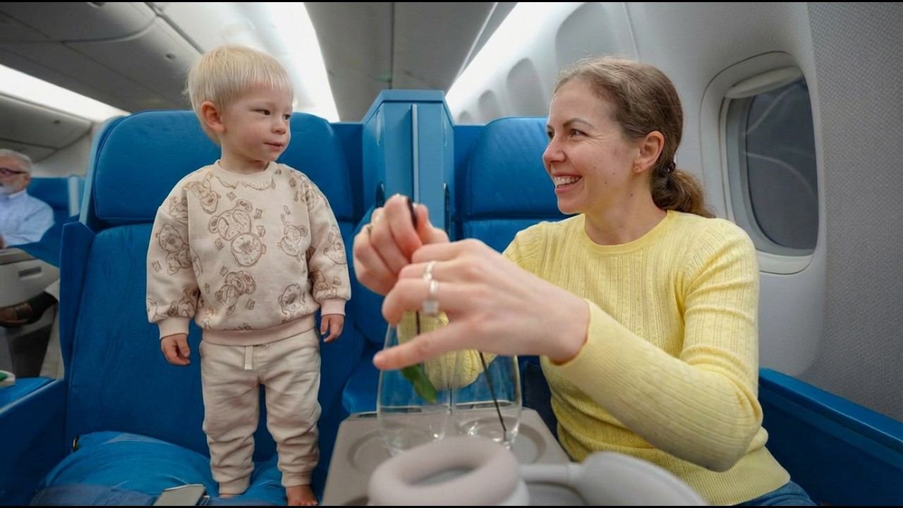 ПОЛЁТ ДОМОЙ 10 ЧАСОВ! КоМУ СТАЛО ПЛОХО на БОРТУ?! смотреть онлайн