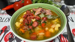 Венгерский суп Боб Левеш с чипетками | Такой суп Вы точно не пробовали ! Рецепты просто