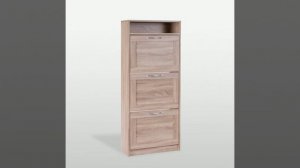 СИРИУС тумба для обуви 3 ящика сонома