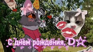 С днем рождения меня❤ #Коты Воители #Темная Ночь  С праздником