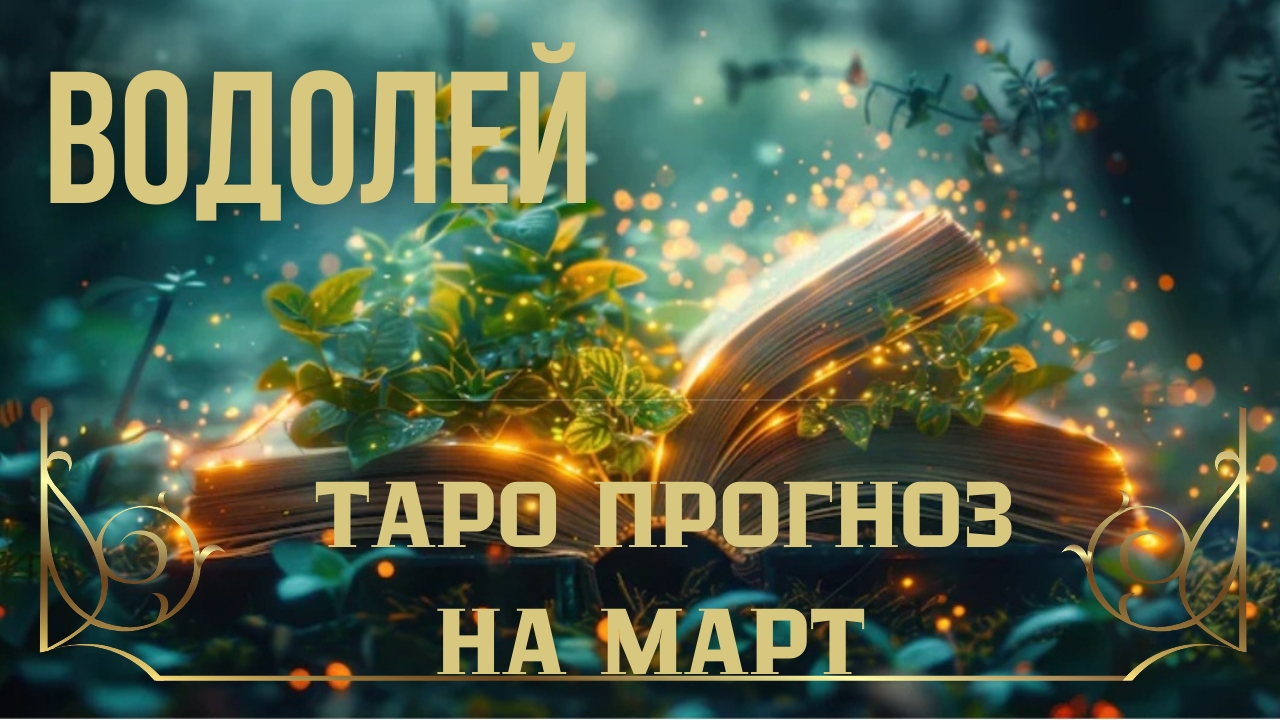 ВОДОЛЕЙ ✨️ ТАРО ПРОГНОЗ НА МАРТ 2026 года смотреть онлайн