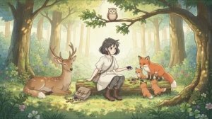 Кристалл доброты | Волшебная история в стиле Ghibli | Спокойная анимация