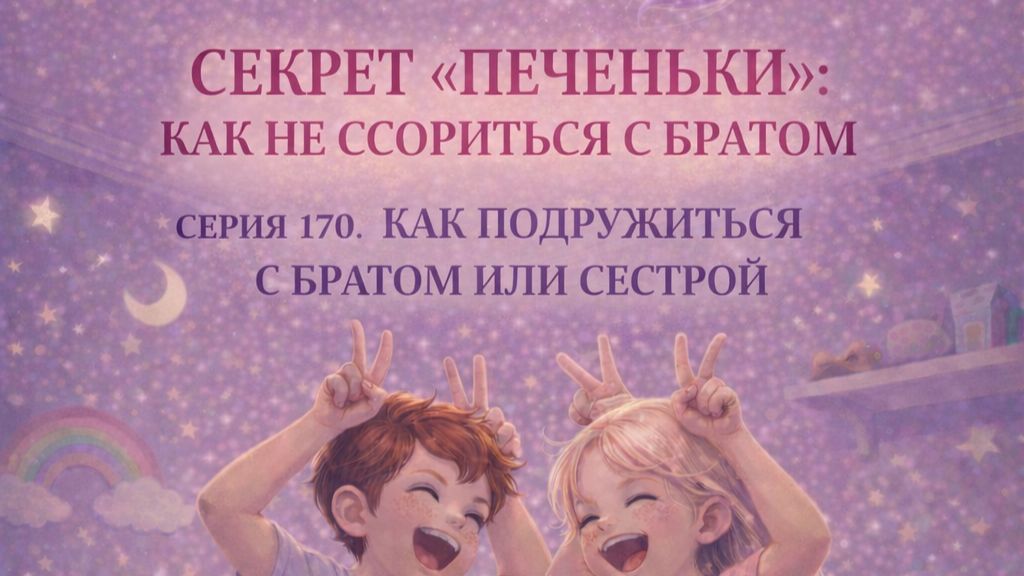 КАК ПОДРУЖИТЬСЯ С БРАТОМ ИЛИ СЕСТРОЙ СЕРИЯ 170