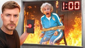 Каждую минуту выбывает один человек. Победитель получит $500,000. Мистер Бист