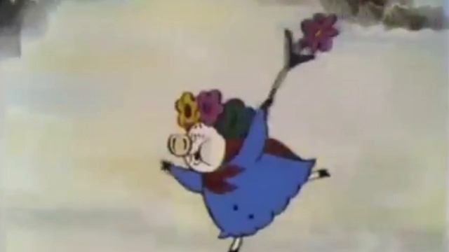 Фрагмент из мультфильма "Зимовье зверей" 1981 год (Масленица)