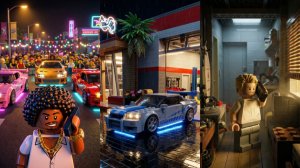 LEGO Speed Champions 76917 | ЛЕГО Уличные гонки по мотивам «Двойного форсажа»