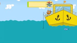 Три Кота В Поисках Кита | Игра Для Детей | Три Кота Мультфильм