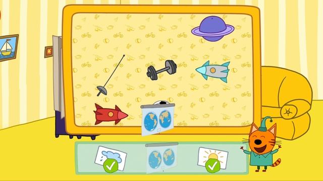 Три Кота Домашнее Телевидение | Игра Для Детей | Три Кота Мультфильм