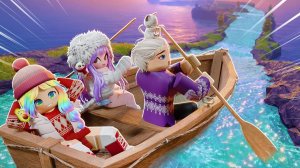 ПУТЕШЕСТВУЕМ НА ЛОДКЕ В РОБЛОКСЕ!