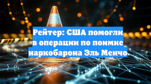 Рейтер: США помогли в операции по поимке наркобарона Эль Менчо
