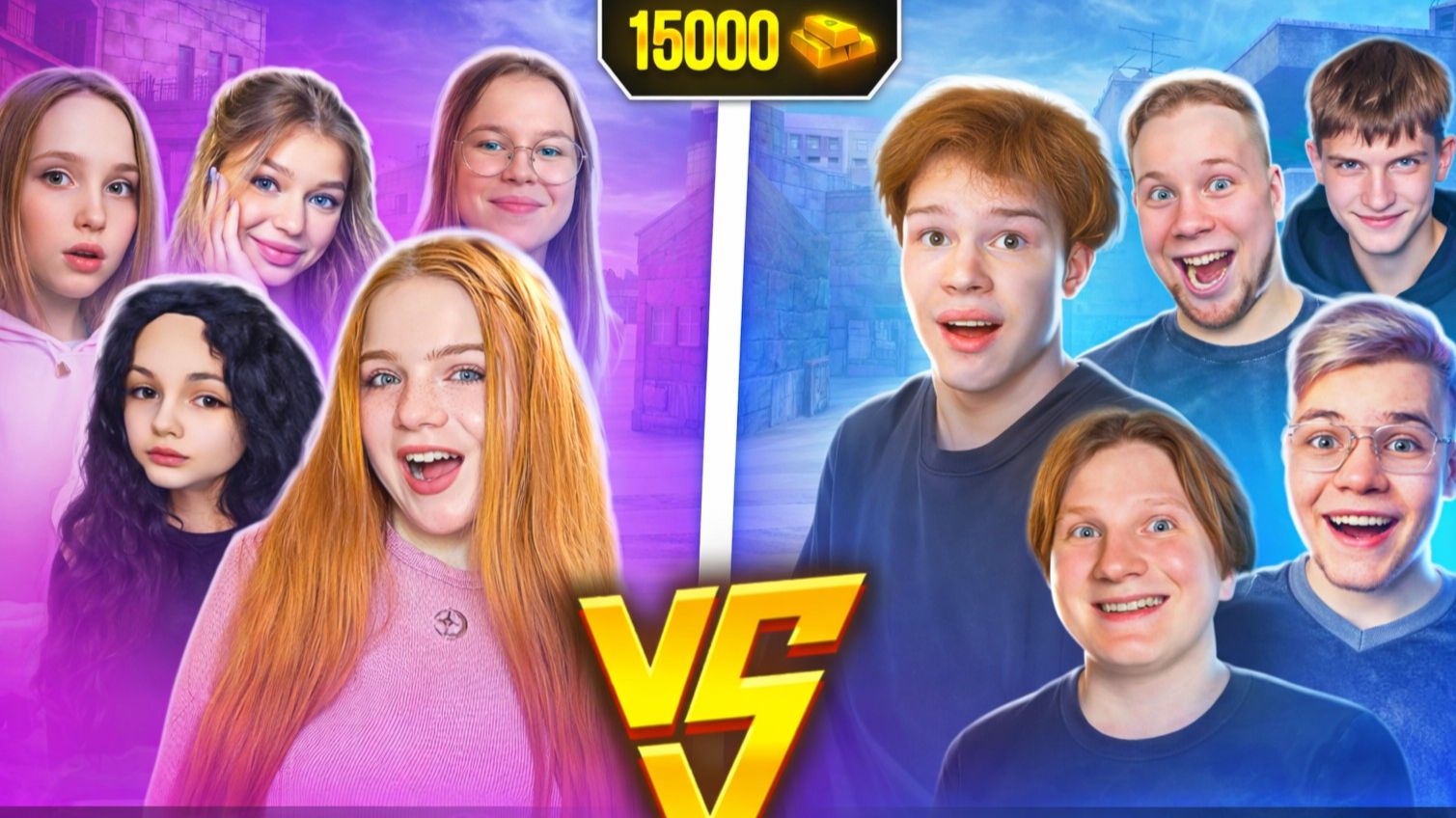 ТУРНИР С ДЕВОЧКАМИ НА МИЛЛИОН ГОЛДЫ, НО У НАС 1 ХП❤️ В STANDOFF 2! смотреть онлайн