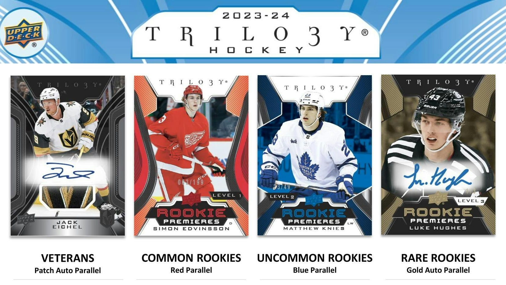 Upper Deck Trilogy Hockey 2023-2024 (5 Hobby Box) 1/4 смотреть онлайн