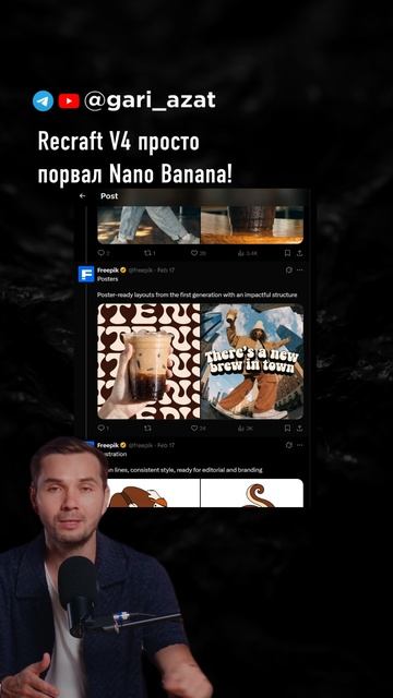 Recraft V4 - эстетика одной кнопкой смотреть онлайн