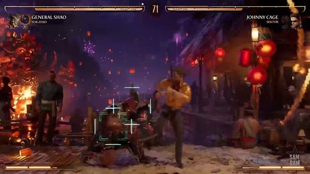 Mortal Kombat 1 - Шао Кан vs Джонни Кейдж. Бруталити смотреть онлайн