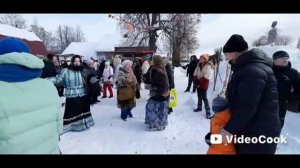 Ветераны из Иванова в селе Пестово Палехского района на Масленице 22.02.26 г.