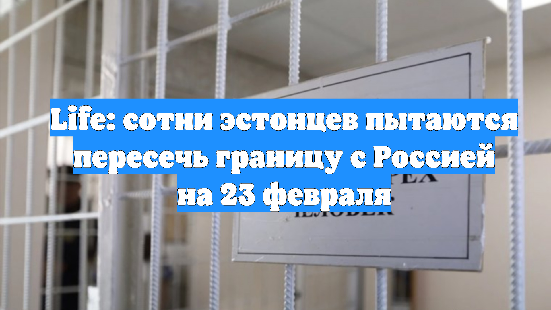 Life: сотни эстонцев пытаются пересечь границу с Россией на 23 февраля смотреть онлайн
