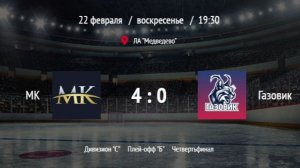Хоккей от первого лица «ХК» МК - «ХК» Газовик
